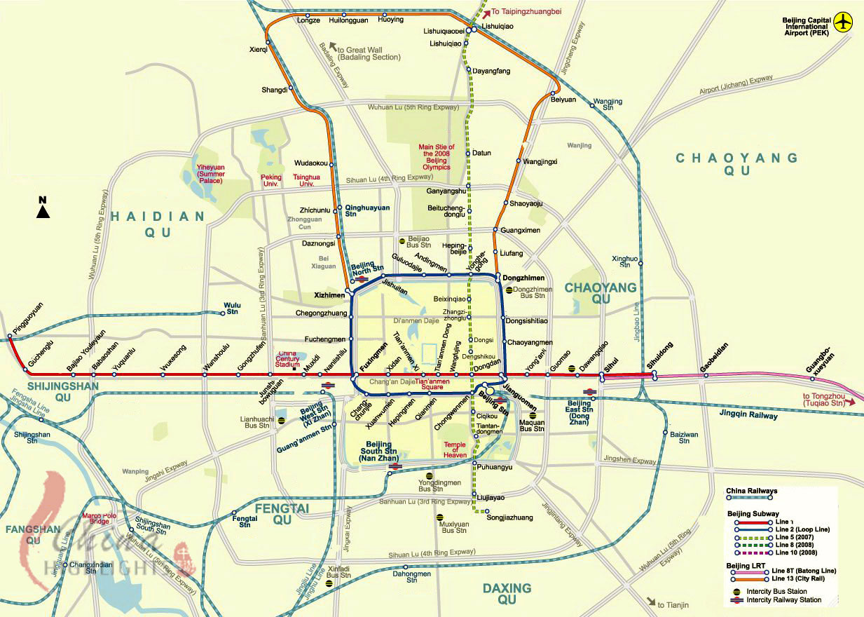 Beijing Subway Map Beijing Map My Beijing China Travel