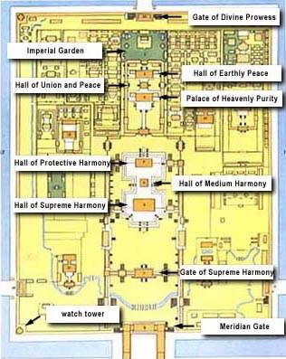 Forbidden City Map