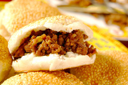 Pancakes with Meat-Fillings (RouMo Shao Bing)