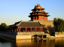 corner tower of the forbidden city
