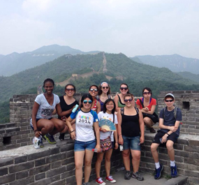 Students in Great Wall